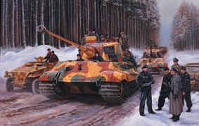 German Armour - Ardennes Offensive.