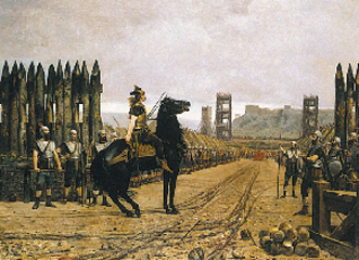 Vercingetorix Surrenders to Caesar.