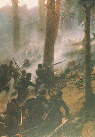 5th Ghurkas at Peiwa Kotal 1878.