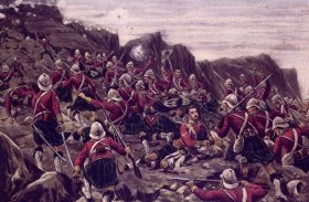 Gordon Highlanders at Dargai.